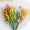 Wedding Home Garden Lavender Fake Plant Artificial Flower Photography Props Household Products Bridal Bouquet