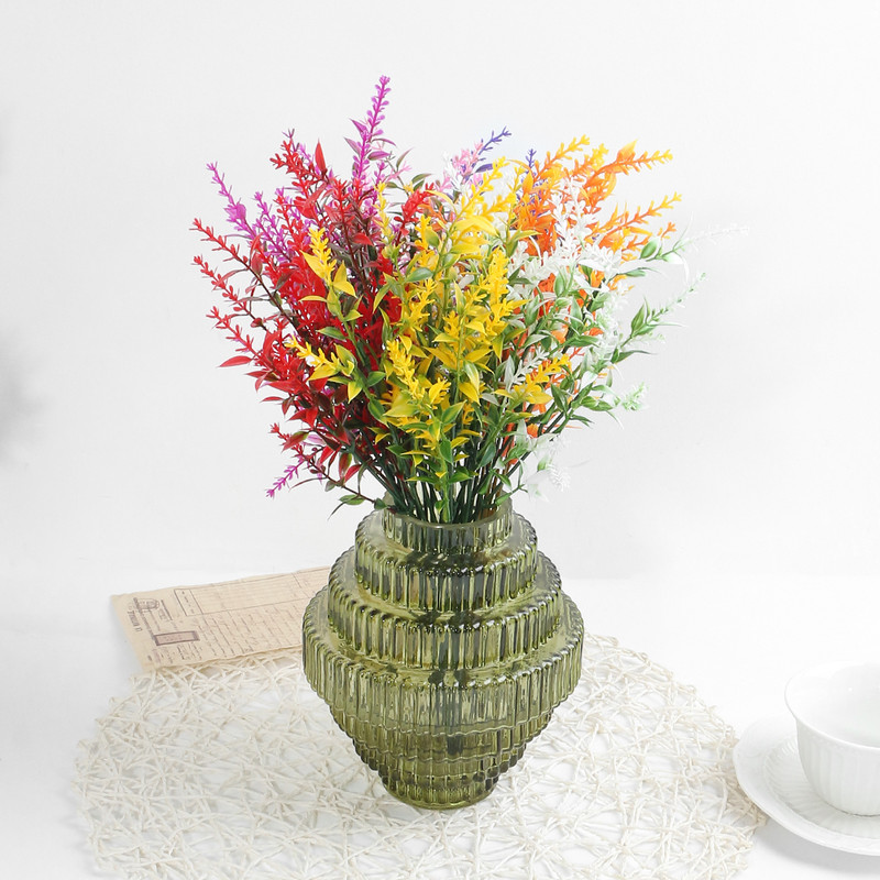 Wedding Home Garden Lavender Fake Plant Artificial Flower Photography Props Household Products Bridal Bouquet