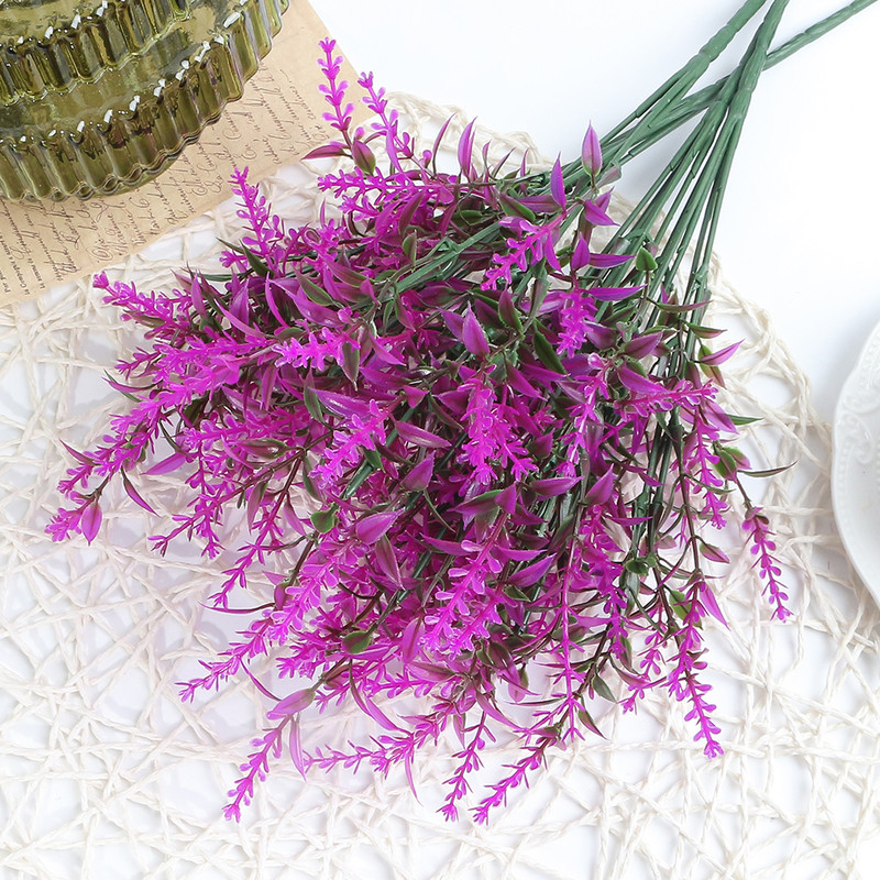 Wedding Home Garden Lavender Fake Plant Artificial Flower Photography Props Household Products Bridal Bouquet