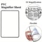 Reading Aid Glass, Full Page Large Sheet Magnifier, Magnifying Lens for Reading