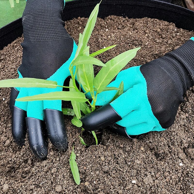 Waterproof, Claw Resistant Garden Gloves for Soil Digging, Ground Scraping, Wear-Resistant Protection