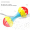 Random Color Baby Rattles, Toddler Double-Headed Hand Grip, Soothing Baby Nibbling Toys