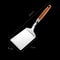 Wood Handle Frying Fish Spatula, Non-stick Pancake Barbecue Tongs, Stainless Steel Steak Tool