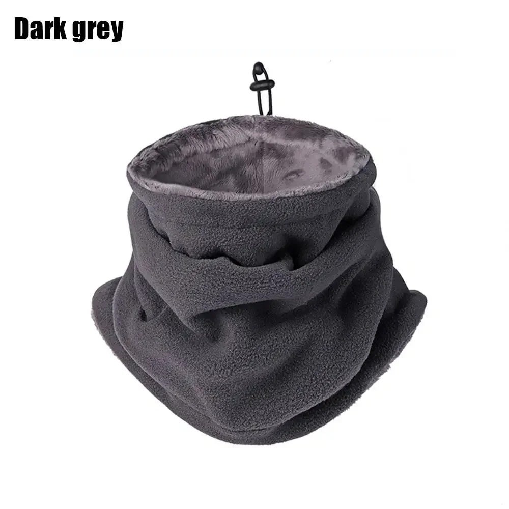 Fleece Neck Warmer for Men Women, Windproof Winter Motorcycle Mask, Outdoor Balaclava Face Mask for Hiking and Cycling
