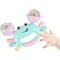 Early Development Crab Rattle Baby Toys, Random Color Teether for Newborn Babies