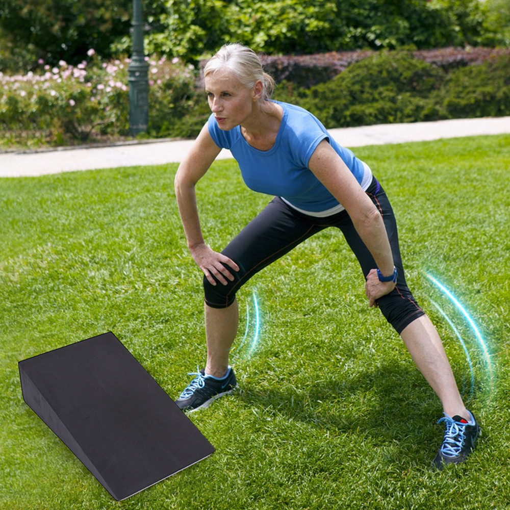 Non-Slip Yoga Wedge Blocks for Squat, Yoga Stretch Slant Board, Multi-Functional Calf Raise Block for Fitness