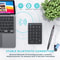 Wireless Numeric Keypad Bluetooth, Jomaa Rechargeable Slim Numpad for Effortless Data Entry