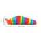 Fidget Slug Toy For Kids Colorful Sensory Slug Fun Twist Caterpillar Creative Decompression Toy 5