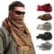 Unisex Tactical Arab Scarf, Lightweight Army Plaid Scarf, Fashion Military Warm Scarf