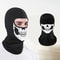 Windproof Skiing Face Mask, Motorcycle Balaclava Full, Skull Print Helmet Liner, Neck Warmer for Motorbike Riders