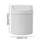 Compact Small Trash Can Tube With Cover, Mini Desktop Bin for Bedroom, Clean Storage Box for Desk