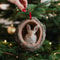 Cute Christmas Acrylic Pendant Animal Wildlife Ornaments Raccoon Owl Squirrel Hedgehog Bunny Bird D 5