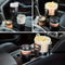 Adjustable Car Cup Holder Expander, Multifunctional Dual Holder with Phone and Aromatherapy Organizer for Car Adapter