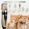 Electric Pet Hair Trimmer Kit, Precision Clippers for Professional Grooming, Perfect for Dogs and Cats at Home