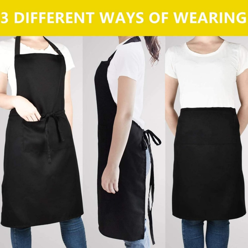 Stylish Kitchen Aprons For Men And Women Chef Work Apron For Grill Beauty Bar Shop Cafes Household 2
