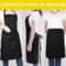 Stylish Kitchen Aprons For Men And Women Chef Work Apron For Grill Beauty Bar Shop Cafes Household 2