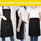 Stylish Kitchen Aprons For Men And Women Chef Work Apron For Grill Beauty Bar Shop Cafes Household 2