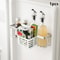 Small Item Storage Case Kitchen Telescopic Sink Drain Hanging Storage Box For Refrigerator Side Doo 1