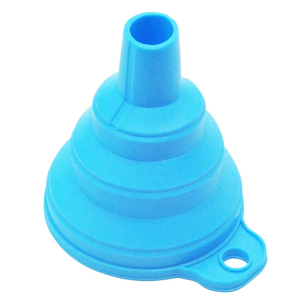 Portable Silicone Collapsible Mini Funnel For Fuel Oil Beer And Kitchen Use 5