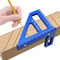Woodworking Square Protractor Carpenter Square Aluminum Miter Triangle Multi Angle Measuring Ruler 2