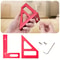 Woodworking Square Protractor Carpenter Square Aluminum Miter Triangle Multi Angle Measuring Ruler 3
