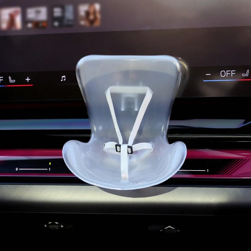 Cute Doll Car Seat Labubu Doll, Aromatherapy Decoration, Safety Seat Accessorie Gift for Car Interior