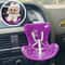 Cute Doll Car Seat Labubu Doll, Aromatherapy Decoration, Safety Seat Accessorie Gift for Car Interior