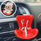 Cute Doll Car Seat Labubu Doll, Aromatherapy Decoration, Safety Seat Accessorie Gift for Car Interior