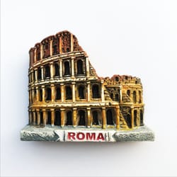souvenir fridge magnets, italy colosseo, rome, florence, kitchen decor