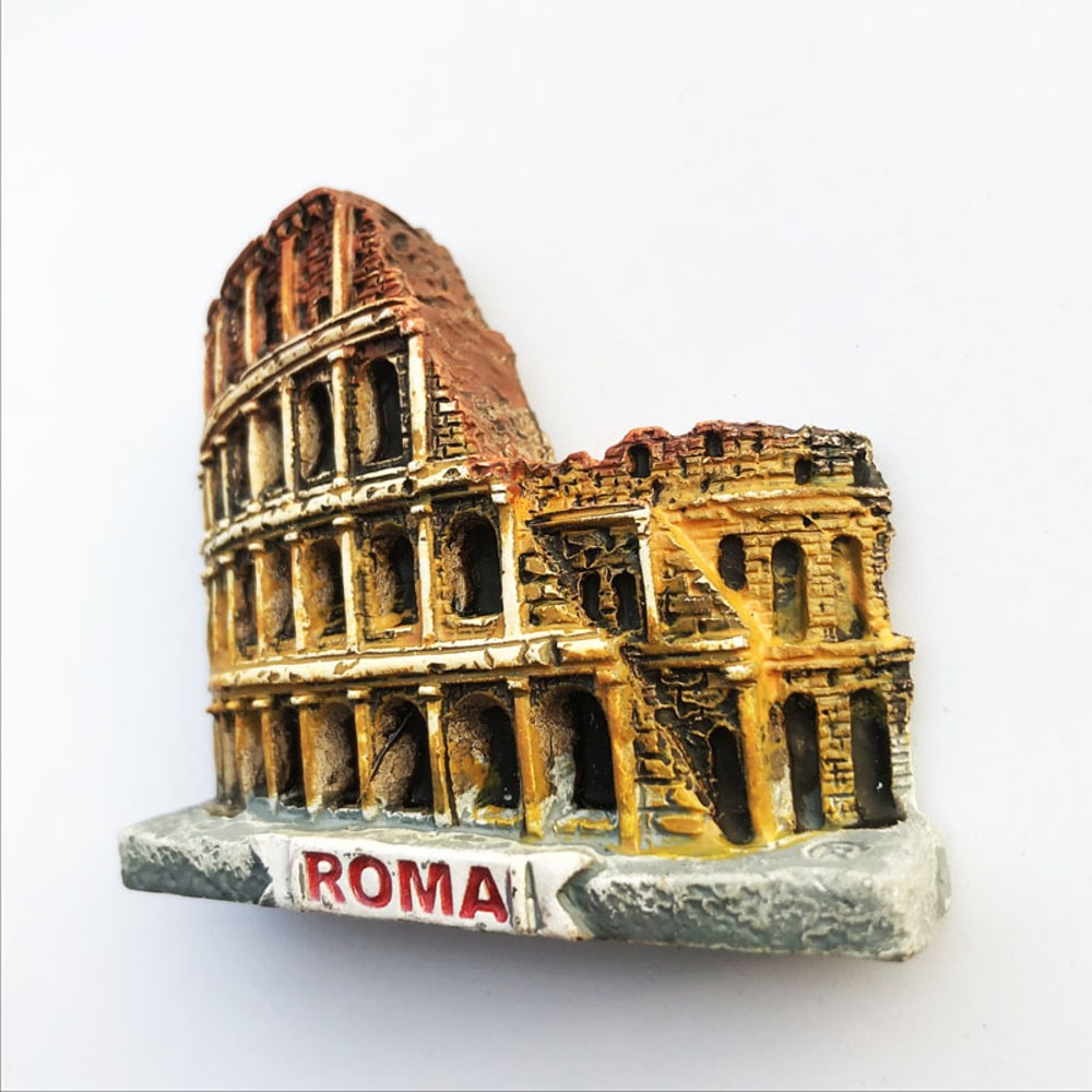 Souvenir Fridge Magnets Italy Colosseo Rome Florence Kitchen Decor 2