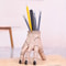 Durable Portable Hand Shaped Resin Pen Holder, Stylish Holder For Pencil Pen, Stationery and Makeup Brush Storage