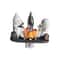 Cute Ghost Design, Halloween Ghost Statue with Lights, Desktop Home Holiday Decoration Item, Atmospheric Lighting Effect