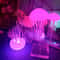 Cute Jellyfish Bedside Lamp RGB Gradient, Cartoon Jellyfish Night Light, Voice Control Type C Charging LED Night Lamp