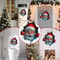 Vinyl Christmas Wall Stickers Stereo Santa Claus Break Through Removable Holiday Decor Home Wall 3