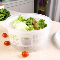 vegetable centrifuge salad drying, salad spinner vegetable lettuce, greens dryer washer crisper for green kitchen