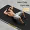 Durable NBR Rubber Yoga Mat, Thickened Non Slip Soft Black Mat, Home Fitness Training Equipment and Workouts