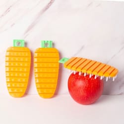dishwasher safe kitchen brush for fruits vegetables, flexible vegetable cleaning brush scrubber for potato carrot apple
