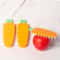 Dishwasher Safe Kitchen Brush for Fruits Vegetables, Flexible Vegetable Cleaning Brush Scrubber for Potato Carrot Apple