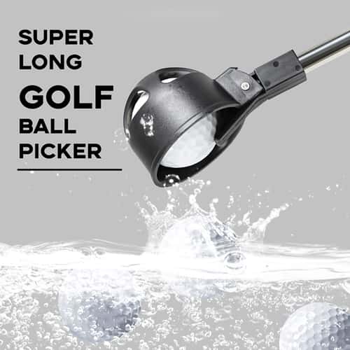 Telescopic Automatic Locking Picker, Stainless Steel High Quality Retractable Golf Ball Picker, Portable Golf Ball Tools