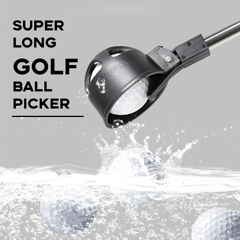 Telescopic Automatic Locking Picker Stainless Steel High Quality Retractable Golf Ball Picker Porta 0