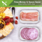 Frozen Plastic Kitchen Refrigerator, Fresh-Keeping Box With Lid Food Grade, Special Storage Box Deli Meat Containers