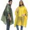 Hood Waterproof Thicken Poncho, Reusable Raincoat with Drawstring, Travel Bicycle Ponchos, Adults Outdoor Rain Coat