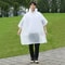 Hood Waterproof Thicken Poncho, Reusable Raincoat with Drawstring, Travel Bicycle Ponchos, Adults Outdoor Rain Coat