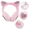 Fashion Solid Earflap Outdoor Cute Glitter Cat Ear Earmuff Soft Plush Warmer Winter Warm For Women 4
