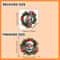 Santa Claus Wreath Stickers Christmas Home Decoration Wall Stickers Perfect For Decorating Christma 5