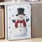 Snowman Snowflake Christmas Wall Stickers, New Year Mural Decoration, Self-adhesive Room Decor