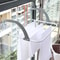 Clothes Hanger for Storage, Foldable Balcony Hanging Socks and Shoes Hanger, Multi Use Towel Hanger
