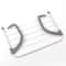 Clothes Hanger for Storage, Foldable Balcony Hanging Socks and Shoes Hanger, Multi Use Towel Hanger