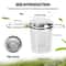 Reusable Stainless Steel Tea Infuser Set with Lid, Spice Filter for Teapots, Mugs, Loose Leaf Tea