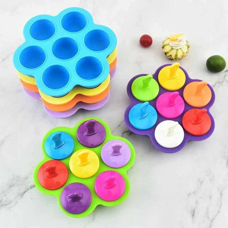 Popsicle Molds Homemade Silicone Popsicle Molds Ice Cream DIY Molds For Kids Food Storage 1